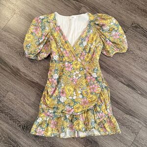 Rahi Petra Mini Dress Pink Sally Retro